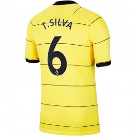 Koszulka Chelsea Thiago Silva 6 Precz 2021-2022 - Koszulki Piłkarskie